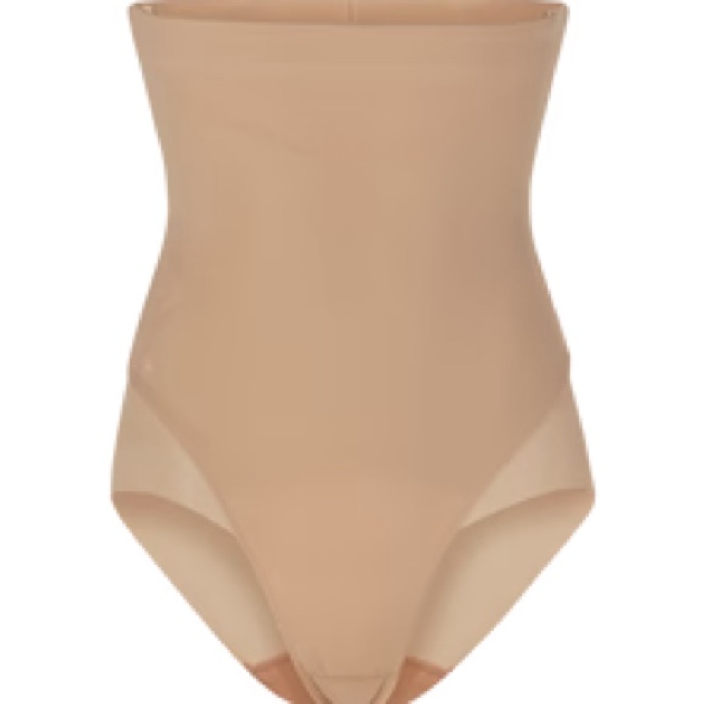 Honeylove High-Waist Sculpting Super Power Briefs in Beige